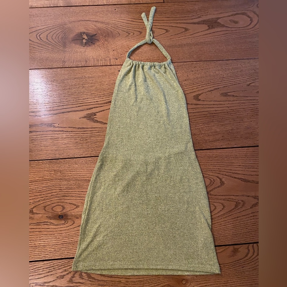 Women’s Green Backless Dress